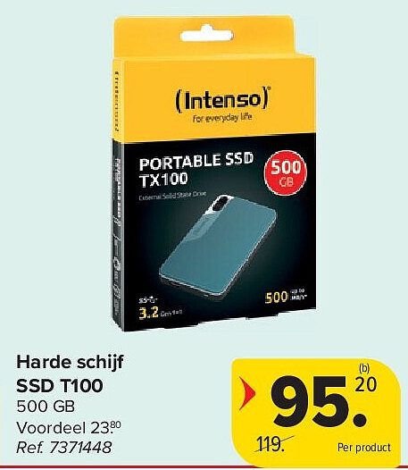 Harde schijf SSD T100