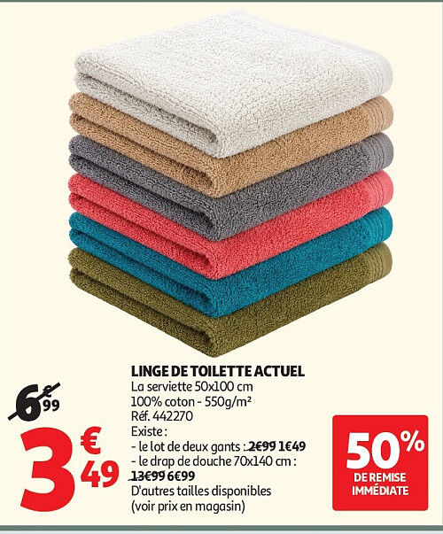 Drap de douche 70 x 140 cm