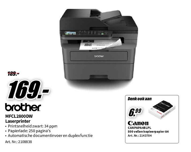 MFCL2800DW Laserprinter