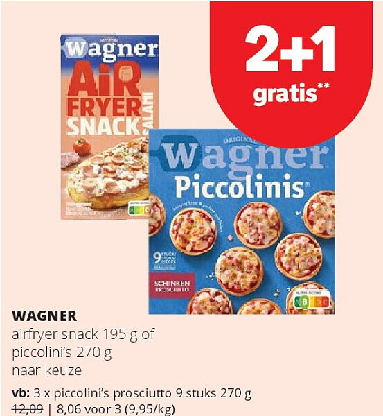 WAGNER airfryer snack 195 g