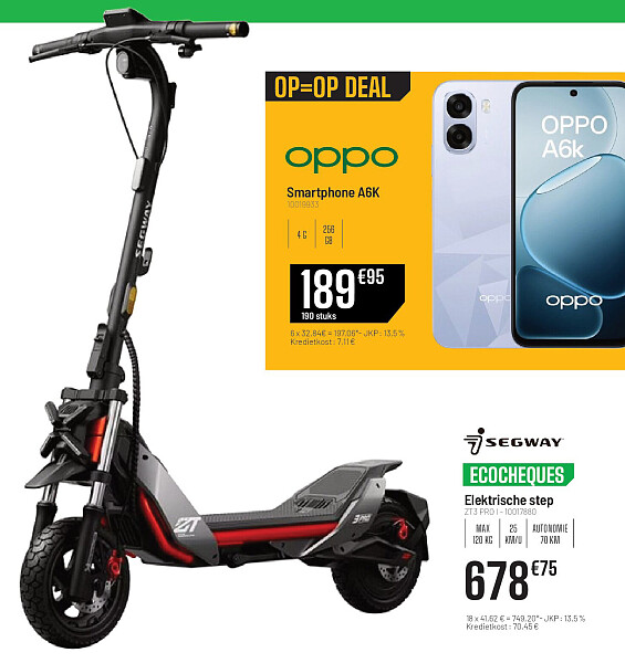 Segway Elektrische step ZT3 PRO