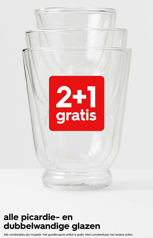 alle picardie- en dubbelwandige glazen