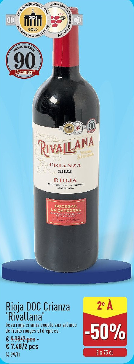 Rioja DOC Crianza 'Rivallana