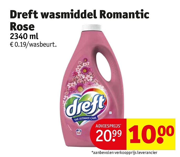 Dreft wasmiddel Romantic Rose
