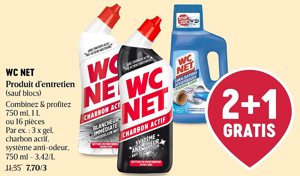 WC NET Produit d’entretien