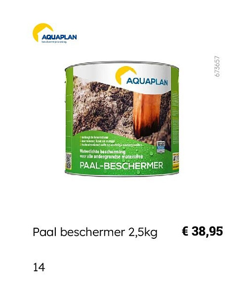 Paal beschermer 2,5kg