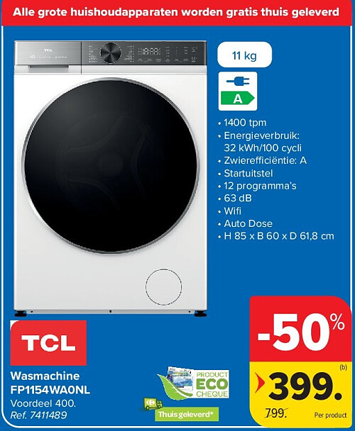 Wasmachine FP1154WA0NL