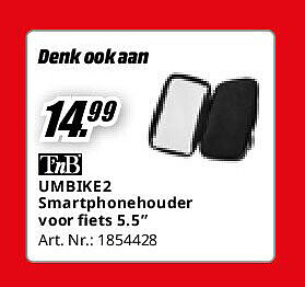 UMBIKE2 Smartphonehouder voor fiets 5.5”
