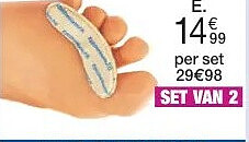 Set van 2 teenstaafjes