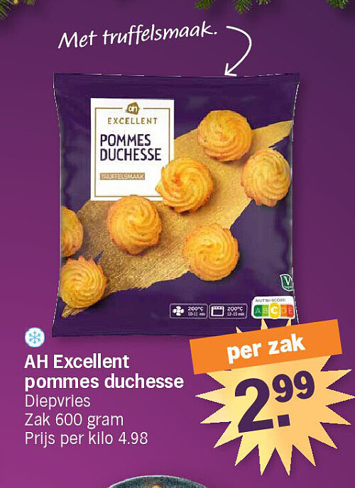 AH Excellent pommes duchesse