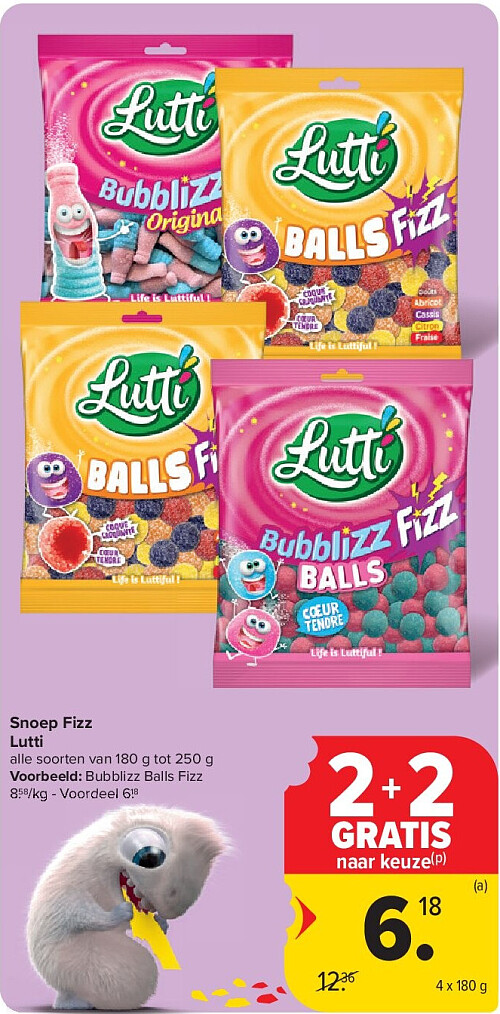 Snoep Fizz Lutti