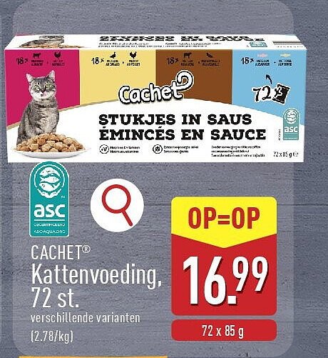 Kattenvoeding, 72st.