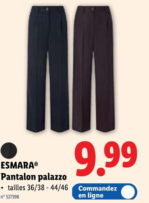 Pantalon palazzo