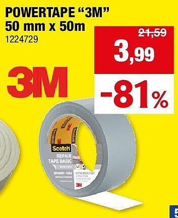 POWERTAPE “3M” 50 mm x 50m