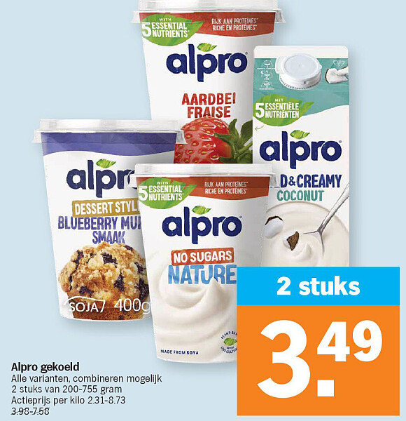 Alpro gekoeld