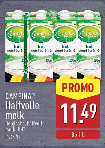 Halfvolle melk