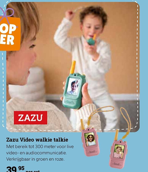 Zazu Video walkie talkie