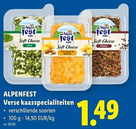Verse kaasspecialiteiten