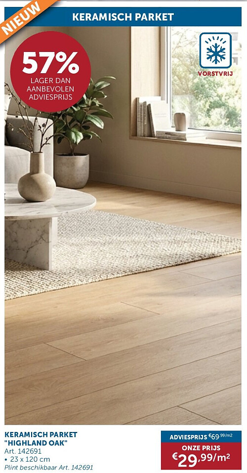 KERAMISCH PARKET "HIGHLAND OAK"