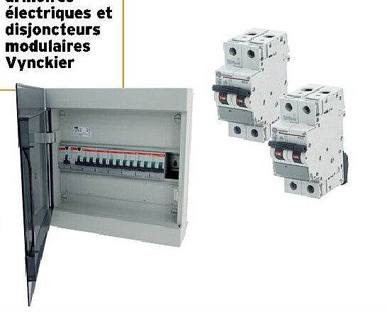 Armoire électrique précâblée Fix-O-Rail à 6 circuits
