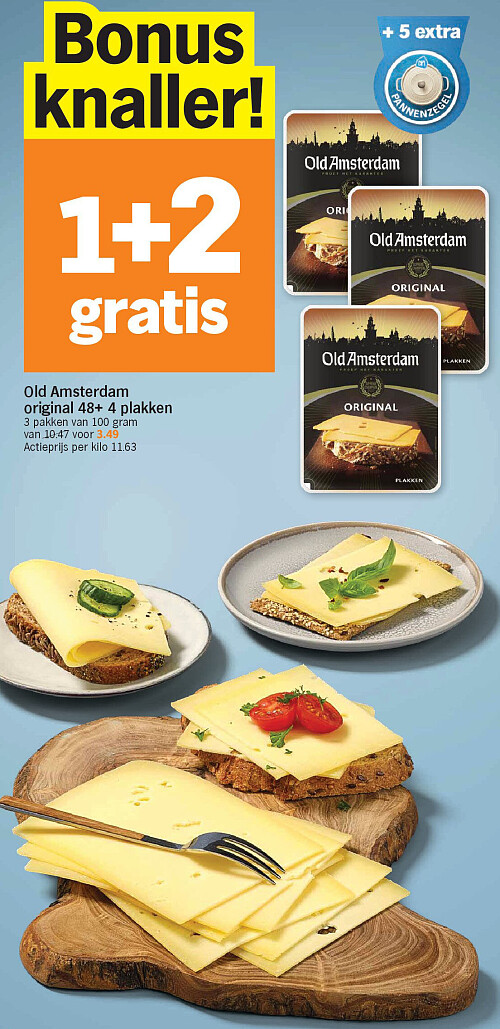 Old Amsterdam original 48+ 4 plakken