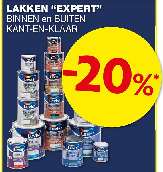 LAKKEN “EXPERT” BINNEN en BUITEN KANT-EN-KLAAR