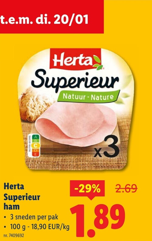 Superieur ham