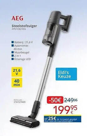 Steelstofzuiger AP61CB21DG