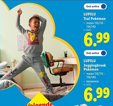 LUPILU Joggingbroek Pokémon