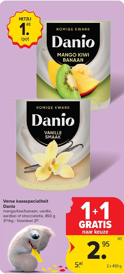 Verse kaasspecialiteit Danio