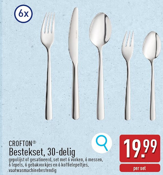 Bestekset, 30-delig