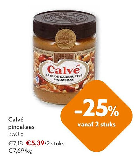 Calvé pindakaas 350 g