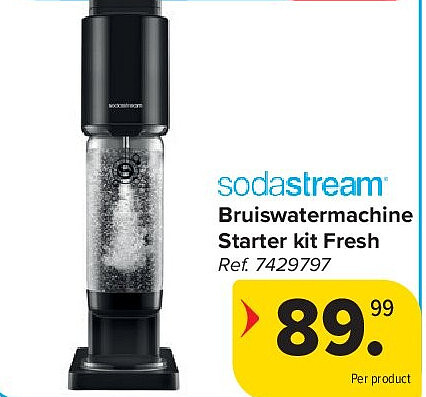 Bruiswatermachine Starter kit Fresh