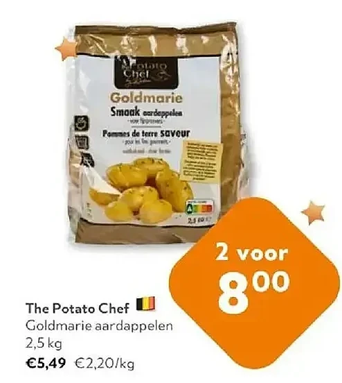 The Potato Chef Goldmarie aardappelen 2,5 kg