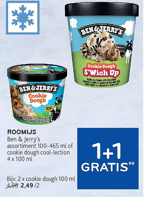 ROOMIJS cookie dough 100 ml