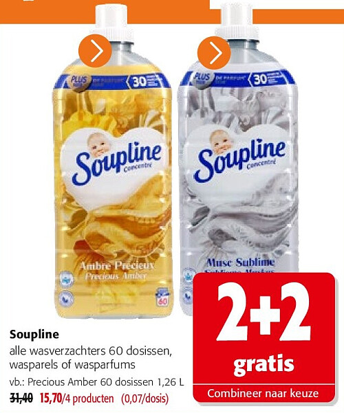Soupline Precious Amber 60 dosissen 1,26 L