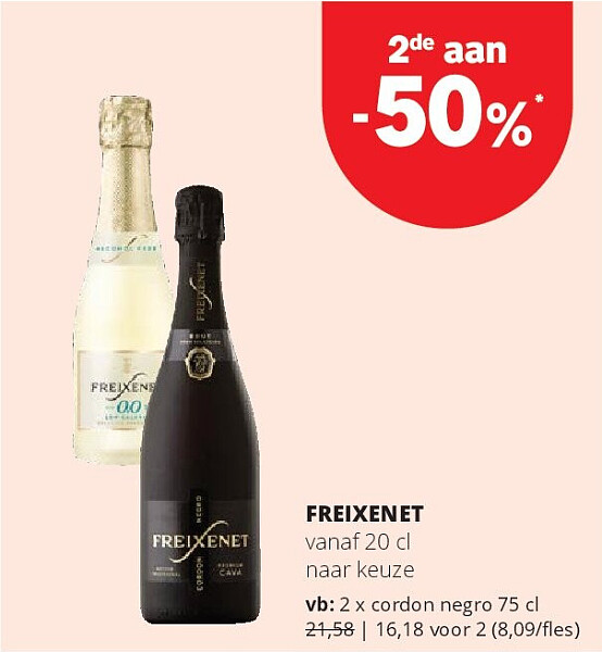 FREIXENET vanaf 20 cl