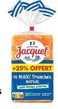 Maxi tranches nature Jacquet