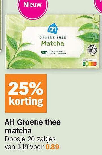 AH Groene thee matcha