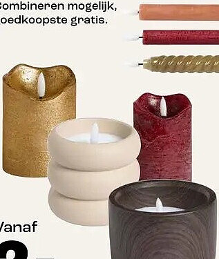 Alle led kaarsen