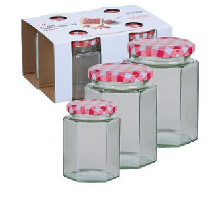 Alpina glazen pot met schroefdeksel 280 ml