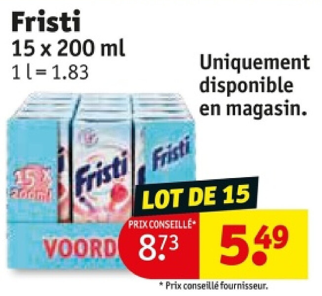 Fristi 15 x 200 ml