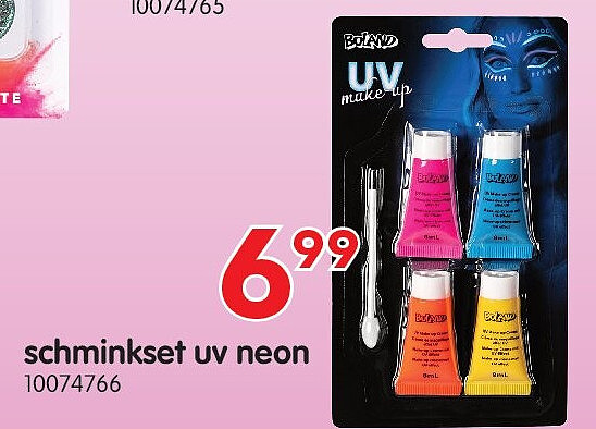 schminkset uv neon