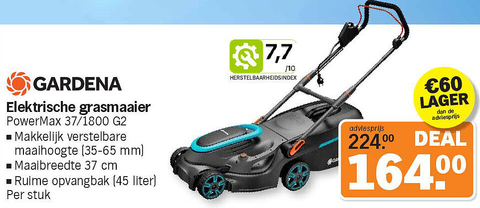 Elektrische grasmaaier