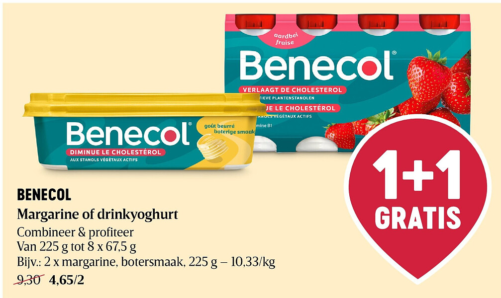 BENECOL Margarine of drinkyoghurt