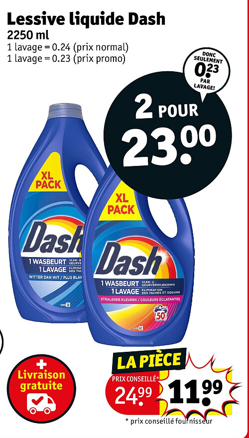 Lessive liquide Dash