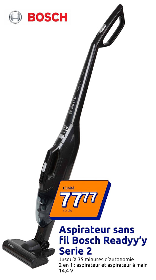 Aspirateur sans fil Bosch Readyy'y Serie 2