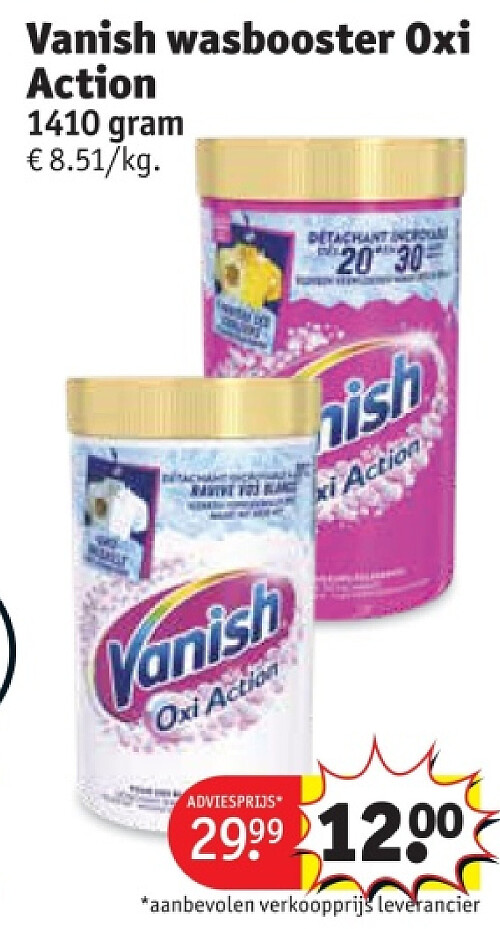 Vanish wasbooster Oxi Action