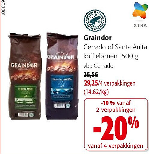 raindor Cerrado of Santa Anita koffiebonen 500