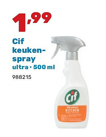Cif keukenspray ultra • 500 ml